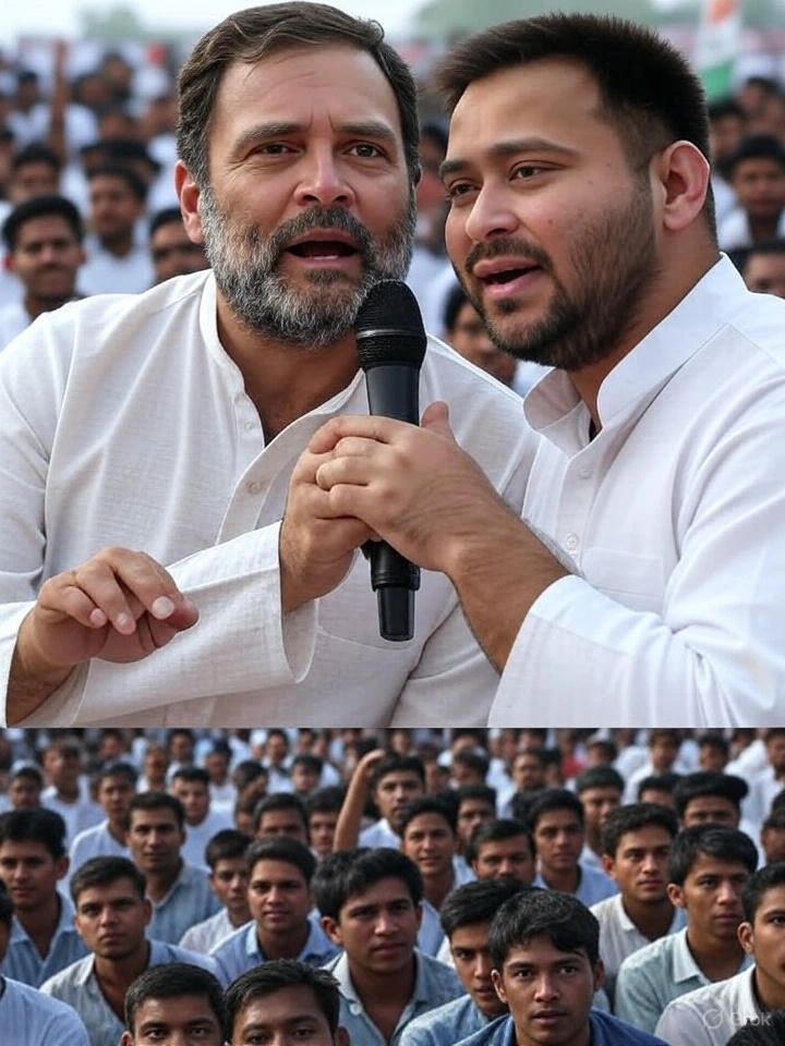 पटना में वोटर अधिकार यात्रा का सोमवार को गांधी-अंबेडकर यात्रा से समापन