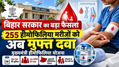 बिहार : हीमोफिलिया के 255 मरीजों को मुफ्त जीवनरक्षक दवा