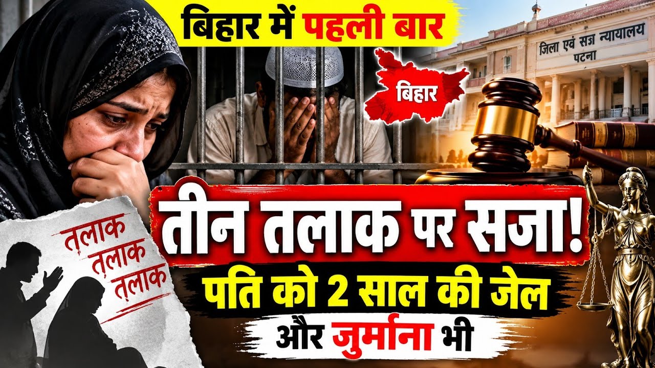 बिहार में पहली बार तीन तलाक मामले में सजा! पति को 2 साल की जेल | Bihar Triple Talaq Case